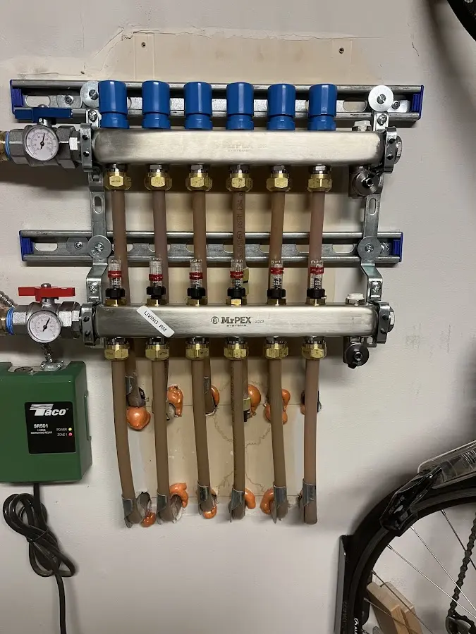 Plumber performing Water Heater Repair at a residential property in Ahoskie